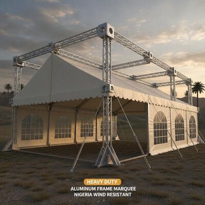 Carpa de marquesina para fiestas de aluminio de alta resistencia, resistente al viento, para uso en exteriores en Nigeria